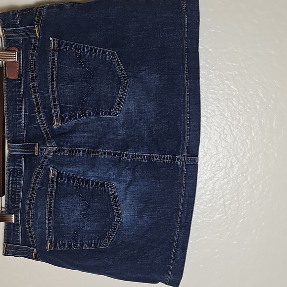 AG Adriano Goldschmied Dark Blue Mini Skirt - Picture 5 of 7